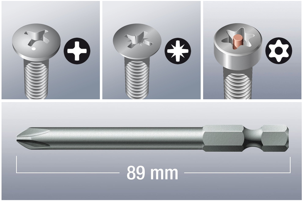 ידית מברג עם עם ביטים וורה WERA KRAFTFORM KOMPAKT 41 05059299001 4013288096326